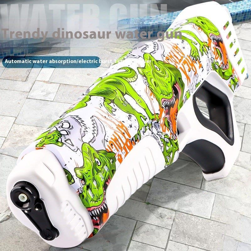 Dinosaur Electric Water Gun Waterproof Automatic Water-absorbing