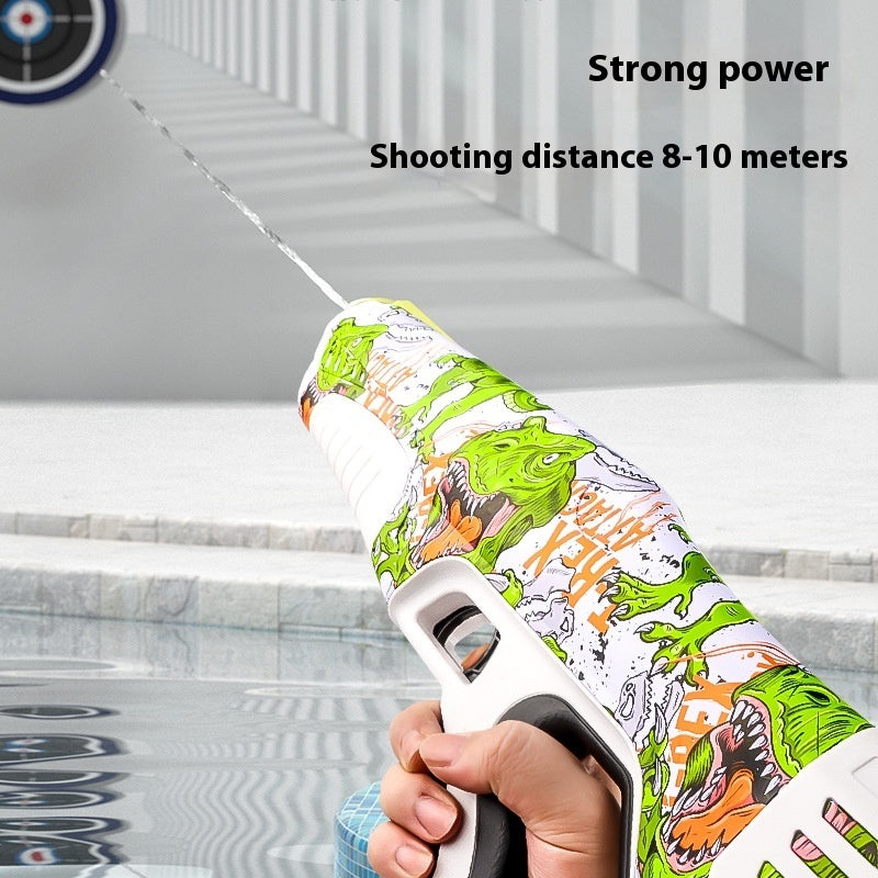 Dinosaur Electric Water Gun Waterproof Automatic Water-absorbing