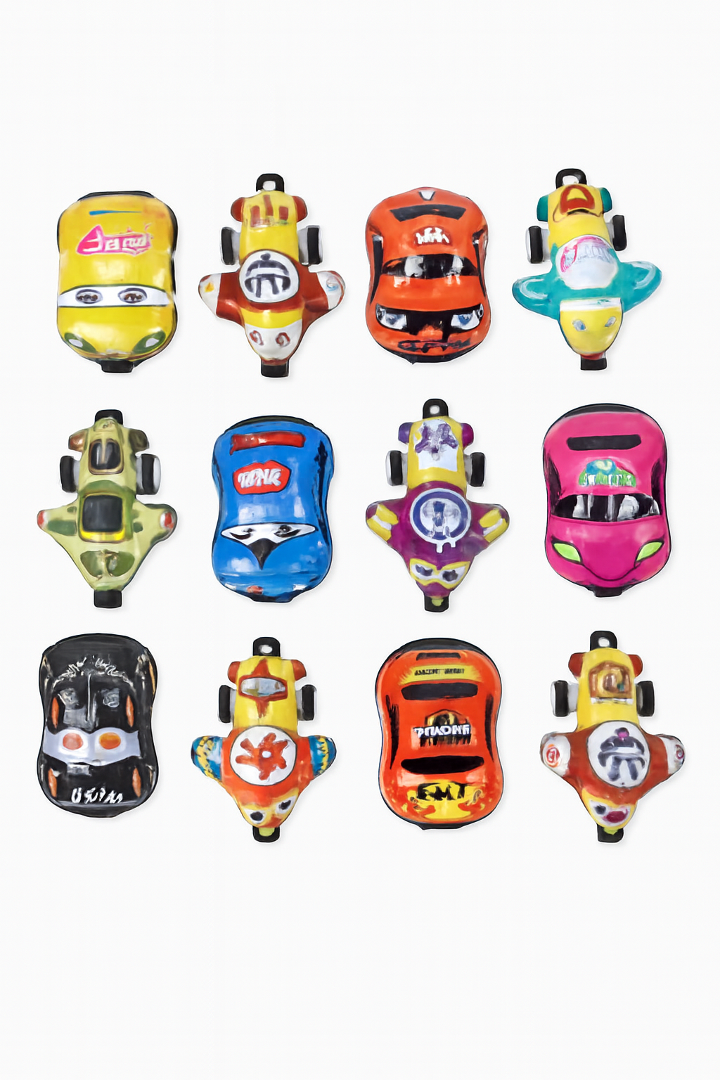 Mini Toy Cars & Bikes Set – 12 Pcs